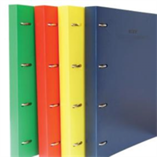 Ντοσιέ PP 25x32x4 4 Κρικ 4εκ Ράχη 5144 (Α4)